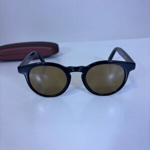 Beaumont Black Yellow Tint Sunglasses with Case Women’s